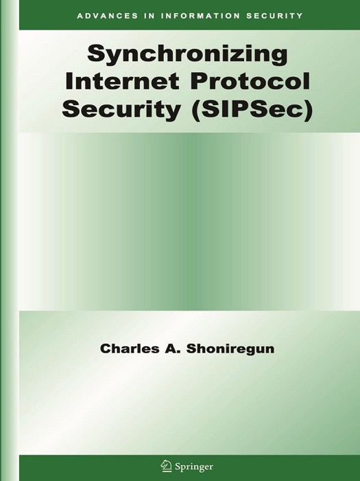 Synchronizing Internet Protocol Security (SIPSec)