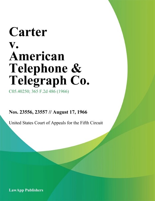 Carter V. American Telephone & Telegraph Co.