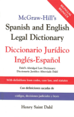 McGraw-Hill's Spanish and English Legal Dictionary - Henry Saint Dahl