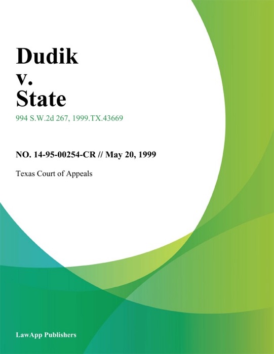 Dudik v. State