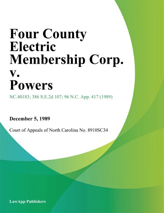 Four County Electric Membership Corp. v. Powers