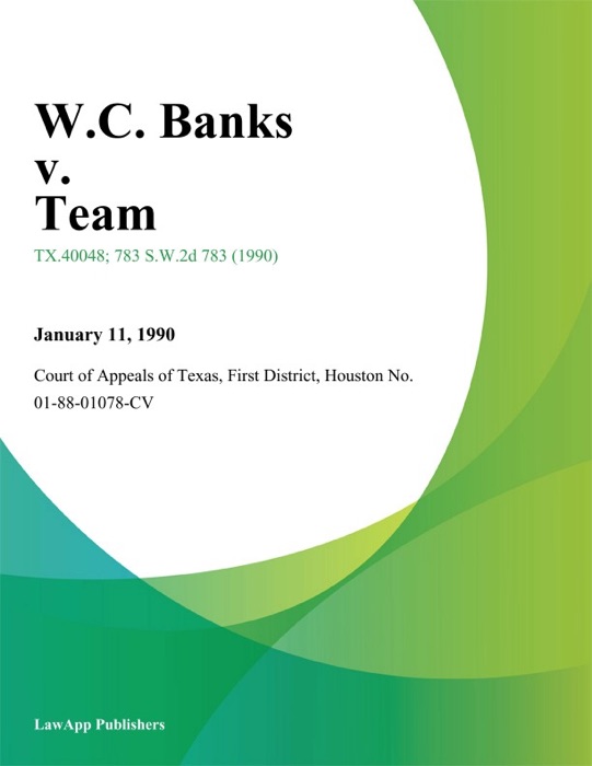 W.C. Banks v. Team