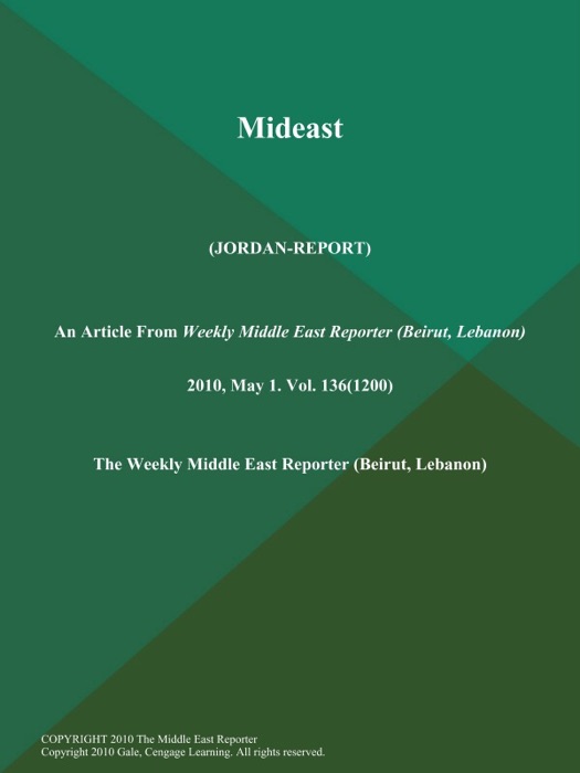 Mideast (Jordan-Report)