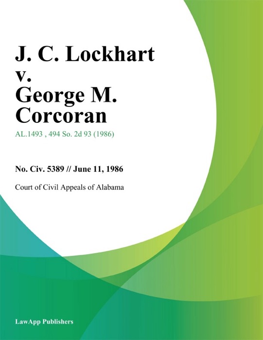 J. C. Lockhart v. George M. Corcoran