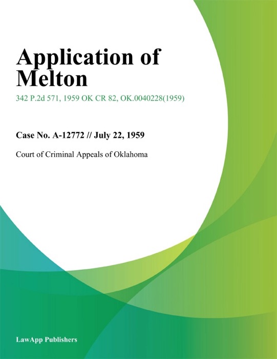 Application of Melton