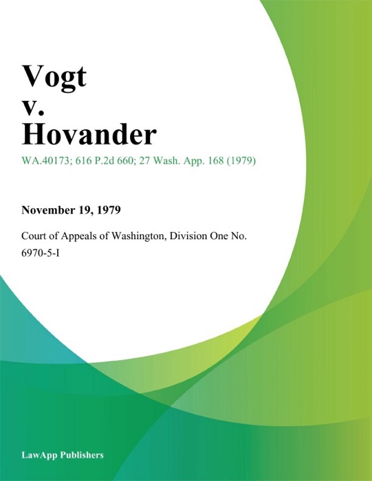 Vogt V. Hovander