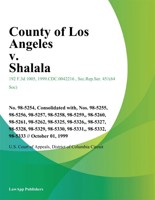 County of Los Angeles v. Shalala
