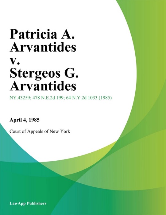 Patricia A. Arvantides v. Stergeos G. Arvantides