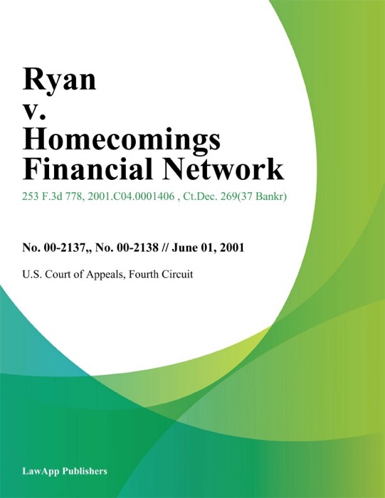 Ryan v. Homecomings Financial Network