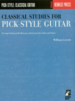 William Leavitt - Classical Studies for Pick-Style Guitar - Volume 1 (Music Instruction) artwork