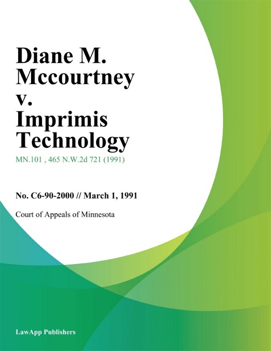 Diane M. Mccourtney v. Imprimis Technology