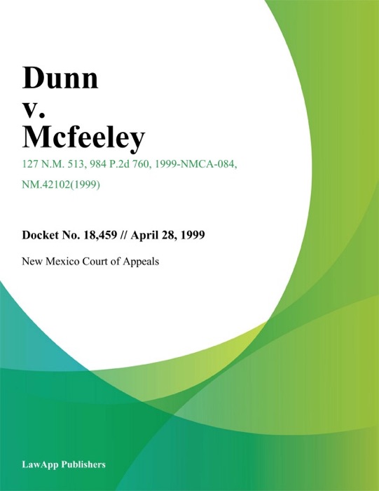 Dunn V. Mcfeeley