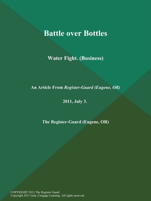 Battle over Bottles: Water Fight (Business)