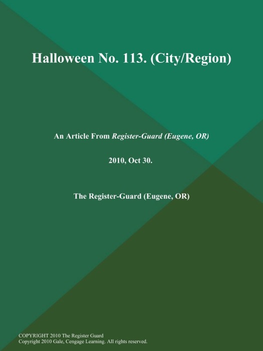 Halloween No. 113 (City/Region)