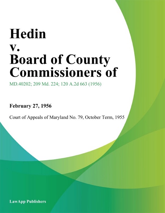 Hedin V. Board Of County Commissioners Of