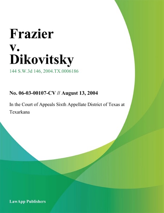 Frazier v. Dikovitsky