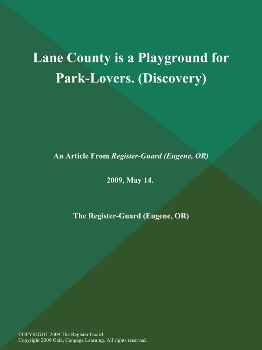 Lane County is a Playground for Park-Lovers (Discovery)
