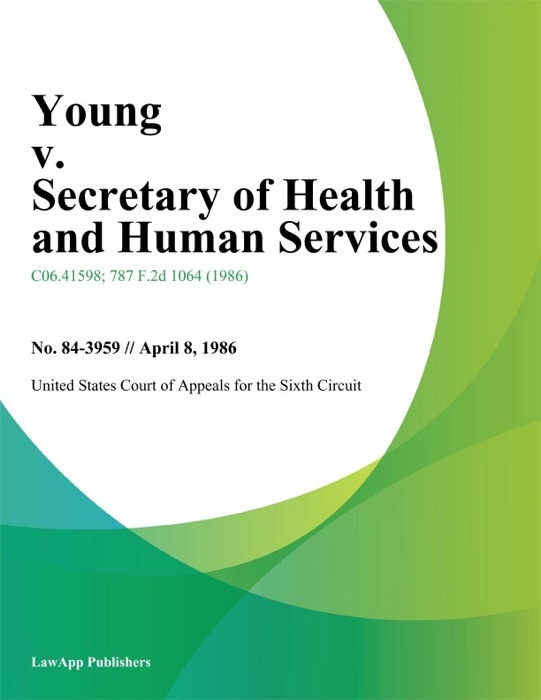 Young V. Secretary Of Health And Human Services