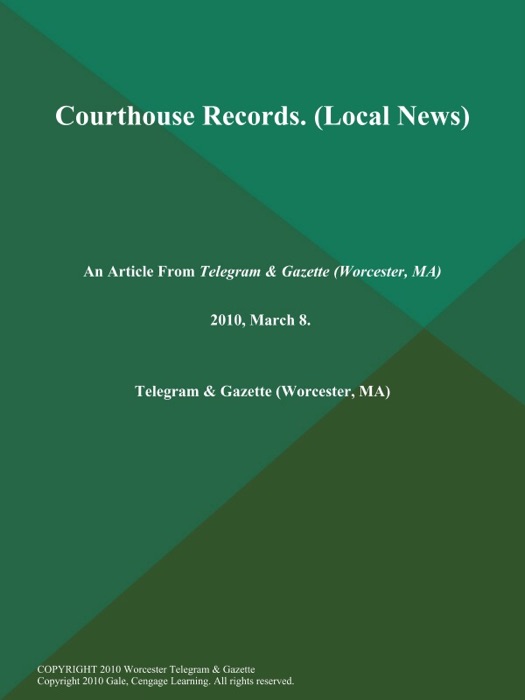 Courthouse Records (Local News)