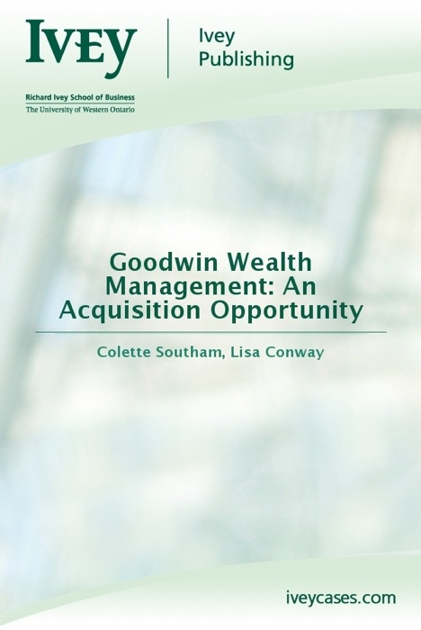 Goodwin Wealth Management: An Acquisition Opportunity