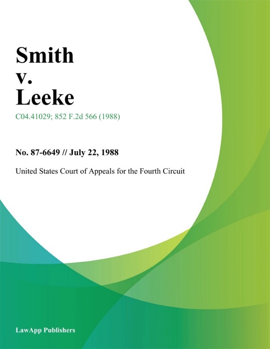 Smith v. Leeke