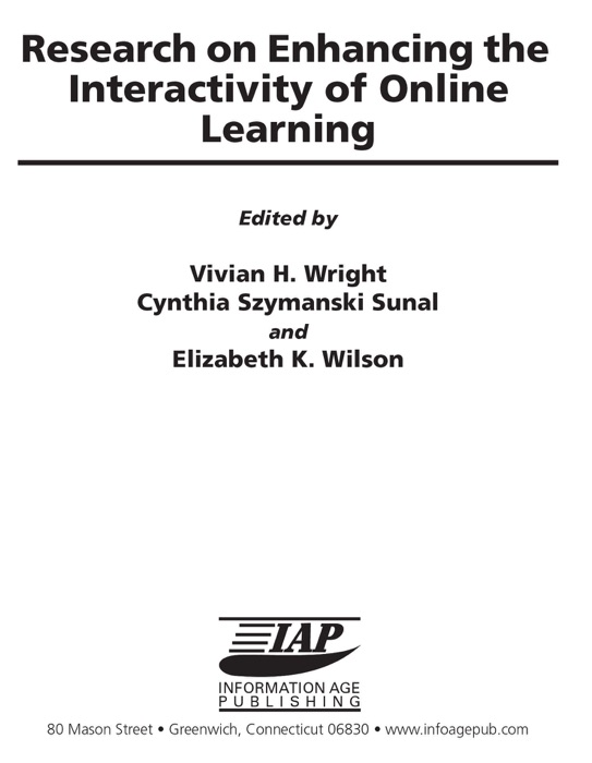 Research on Enhancing the Interactivity of Online Learning