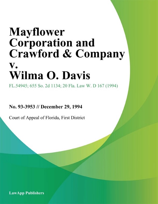 Mayflower Corporation and Crawford & Company v. Wilma O. Davis