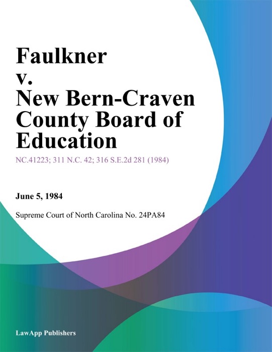 Faulkner v. New Bern-Craven County Board of Education