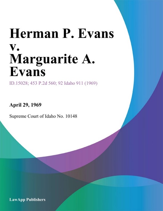 Herman P. Evans v. Marguarite A. Evans