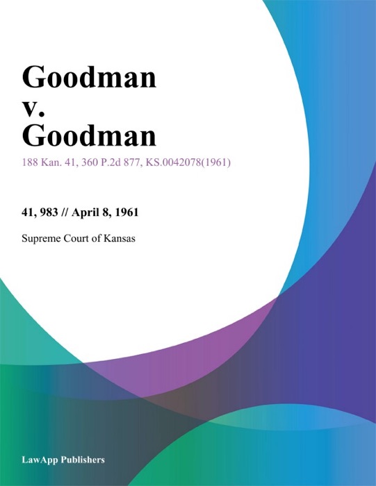 Goodman v. Goodman
