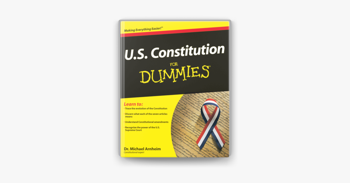 ‎U.S. Constitution For Dummies on Apple Books