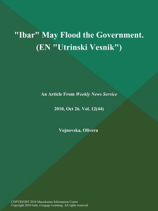 Ibar May Flood the Government (EN 
