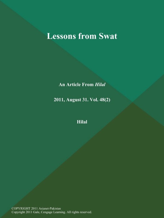 Lessons from Swat