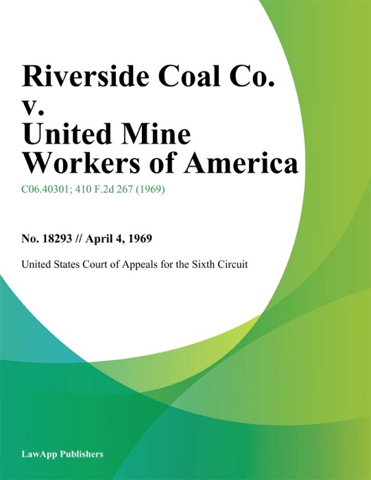 Riverside Coal Co. V. United Mine Workers Of America