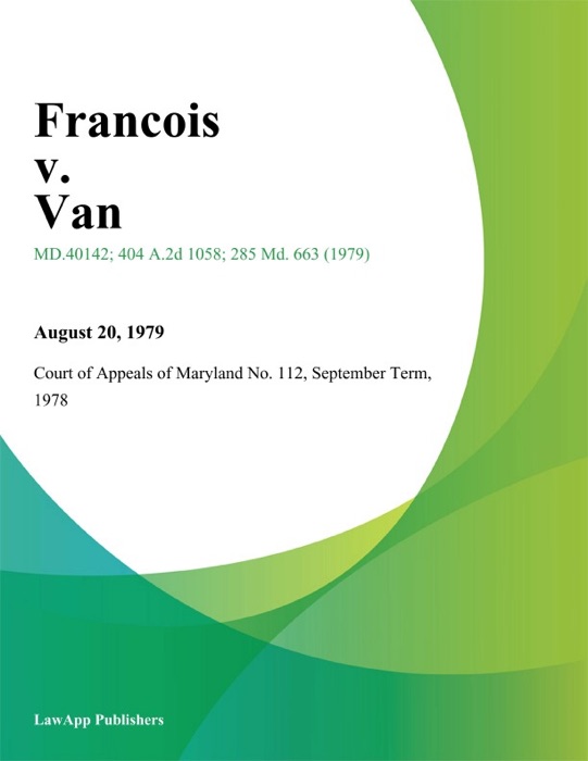 Francois v. Van