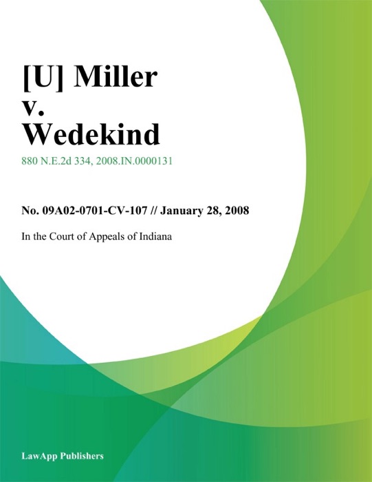 Miller v. Wedekind