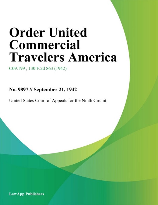 Order United Commercial Travelers America