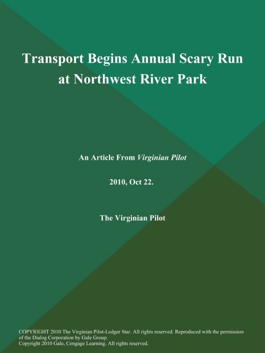 Transport Begins Annual Scary Run at Northwest River Park