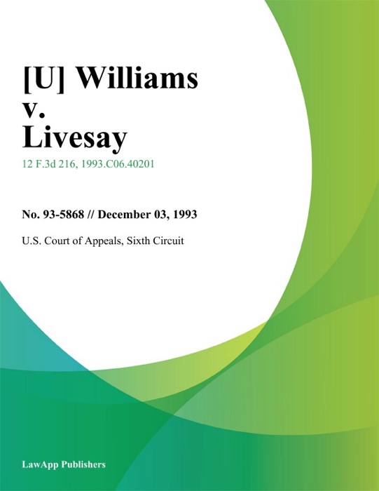 Williams v. Livesay