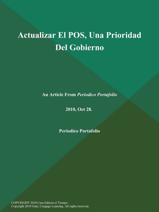 Actualizar El POS, Una Prioridad Del Gobierno