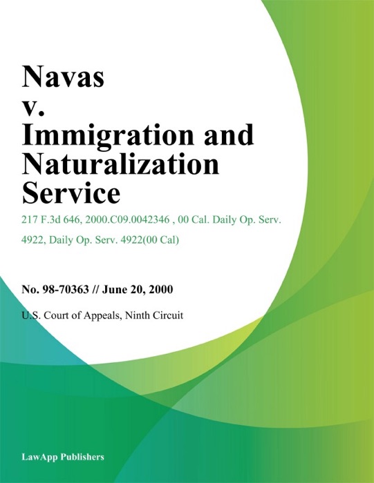 Navas V. Immigration And Naturalization Service