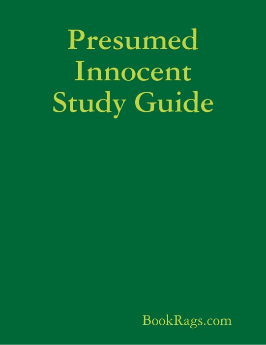 Presumed Innocent Study Guide