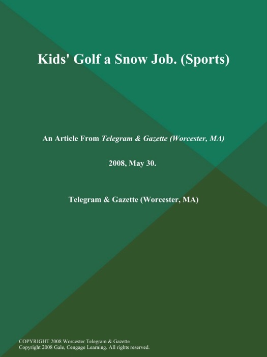Kids' Golf a Snow Job (Sports)