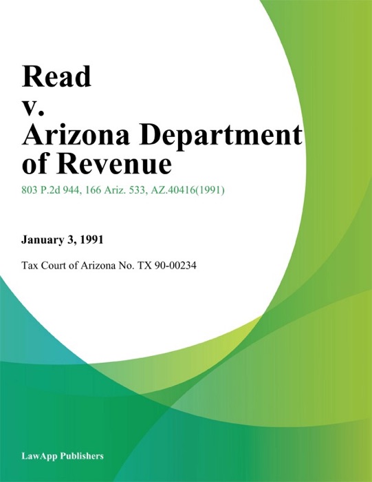 Read V. Arizona Department Of Revenue