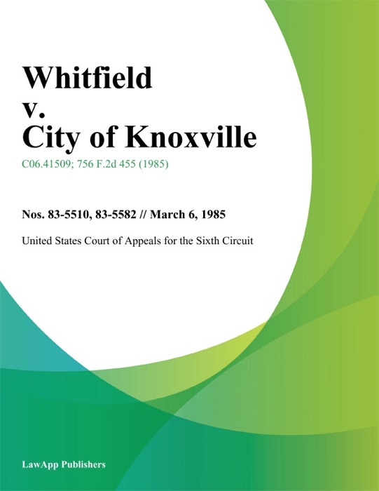 Whitfield V. City Of Knoxville