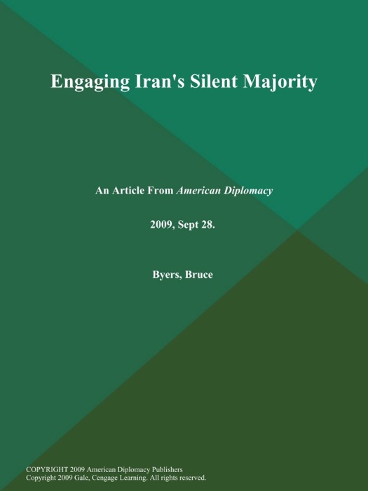 Engaging Iran's Silent Majority