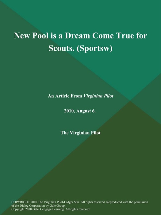 New Pool is a Dream Come True for Scouts (Sportsw)