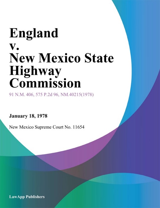 England v. New Mexico State Highway Commission