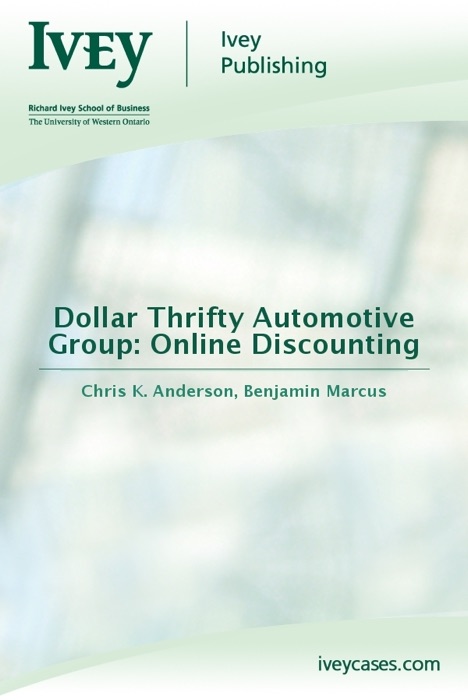 Dollar Thrifty Automotive Group: Online Discounting