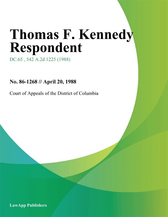 Thomas F. Kennedy Respondent